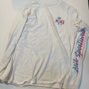Mens nike long sleeve shirt (M)